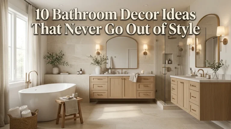 10 Bathroom Decor Ideas That Never Go Out of Style