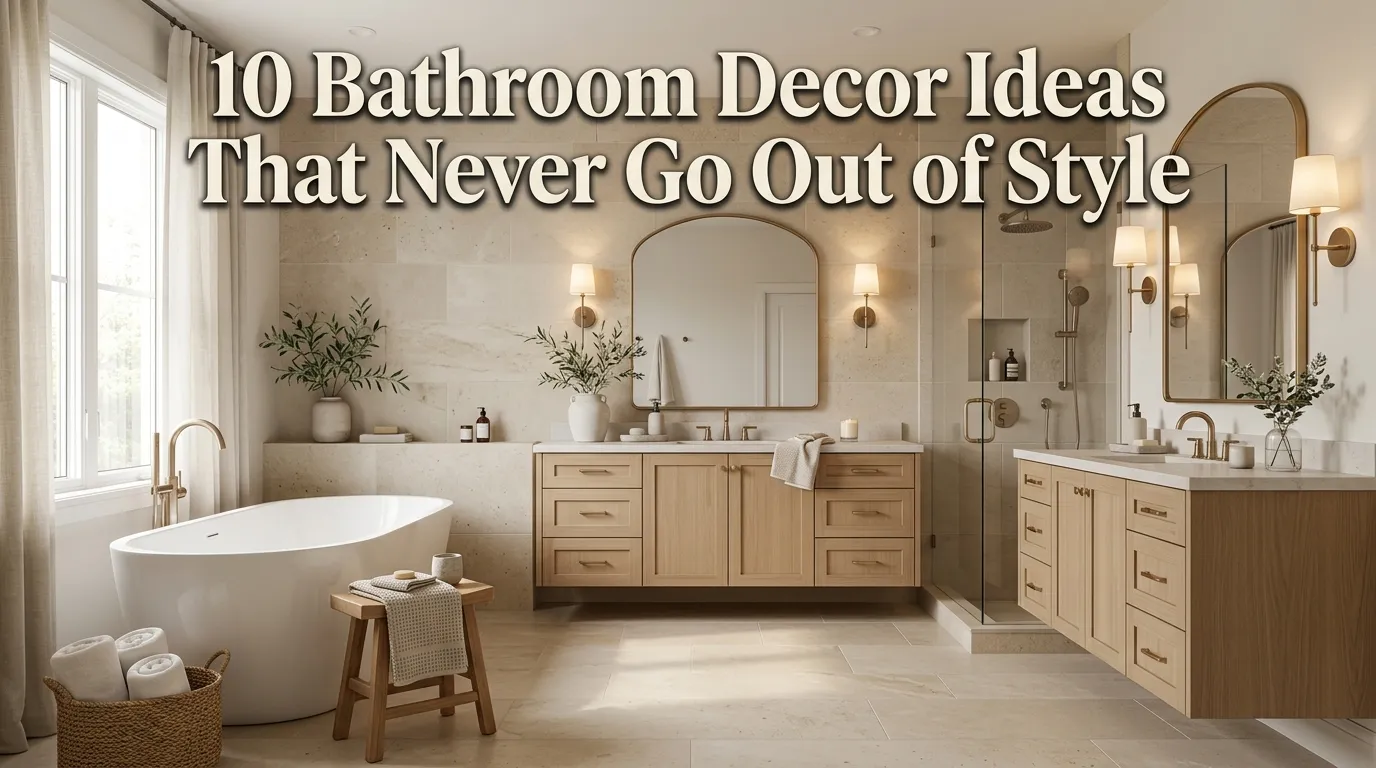 10 Bathroom Decor Ideas That Never Go Out of Style