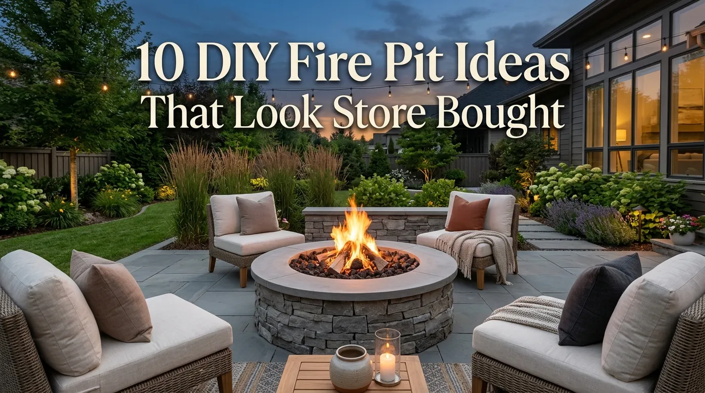 10 DIY Fire Pit Ideas That Look Store Bought