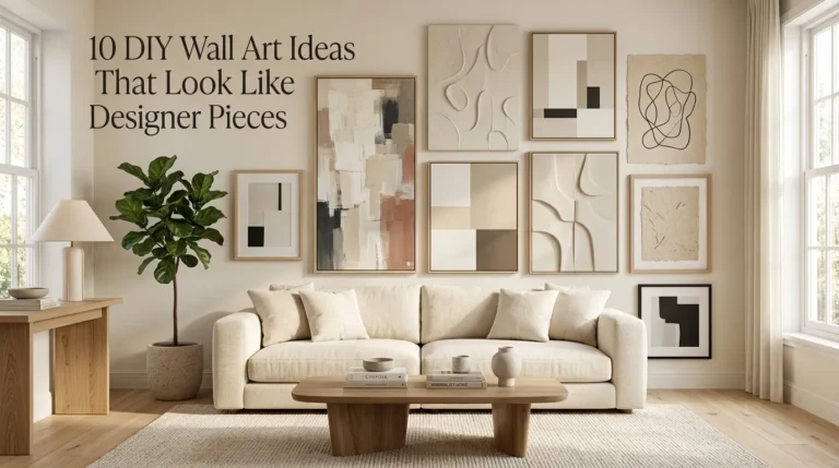 10 DIY Wall Art Ideas That Look Like Designer Pieces