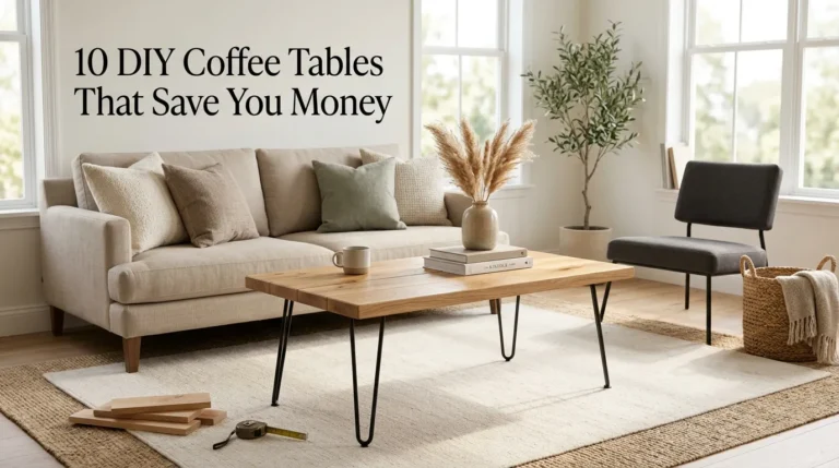 10 DIY Coffee Tables That Save You Money