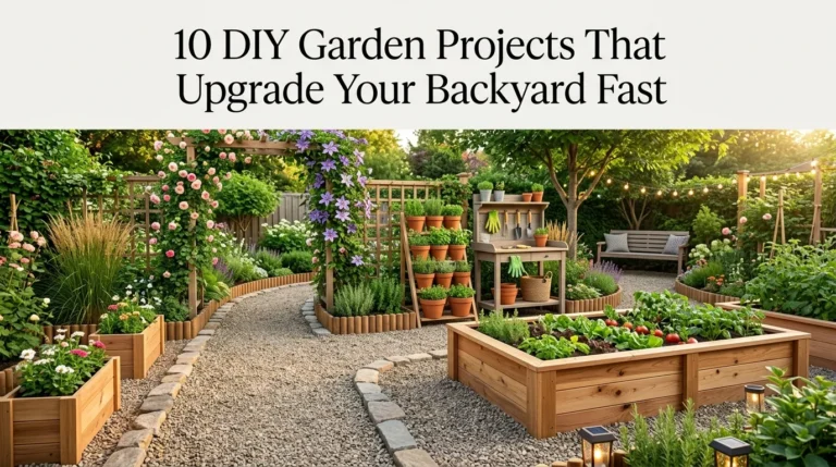 10 DIY Garden Projects That Upgrade Your Backyard Fast