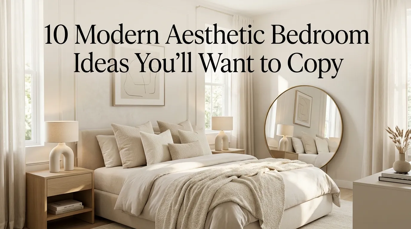 10 Modern Aesthetic Bedroom Ideas You'll Want to Copy